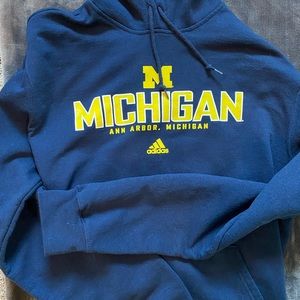 Men’s Adidas Michigan hoodie. Size M